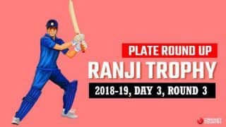 Ranji Trophy 2018-19, Plate, Round 3, Day 3: Nagaland fightback, but Meghalaya in control